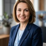 Портрет уверенного бизнесмена компании БауШтелл Арматура на нейтральном фоне для раздела о компании